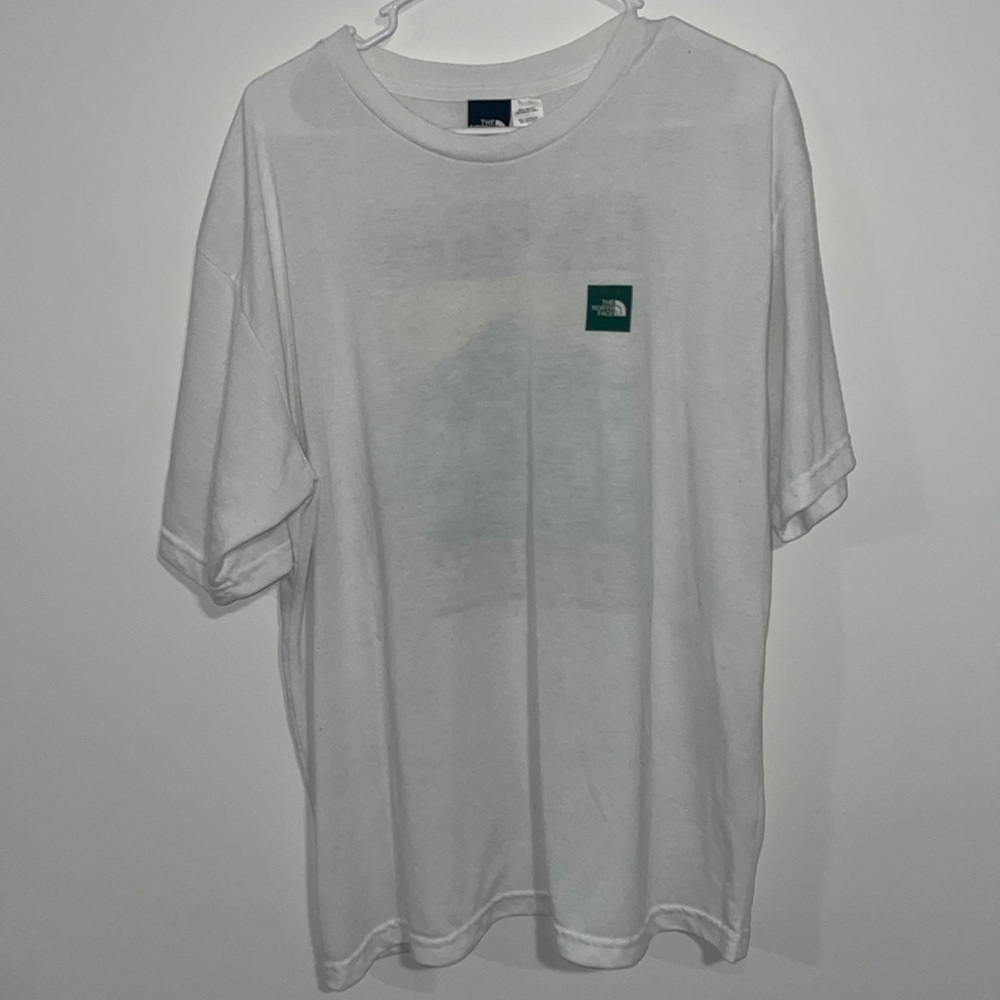 Mens Large White The North Face Mount Everest Shirt